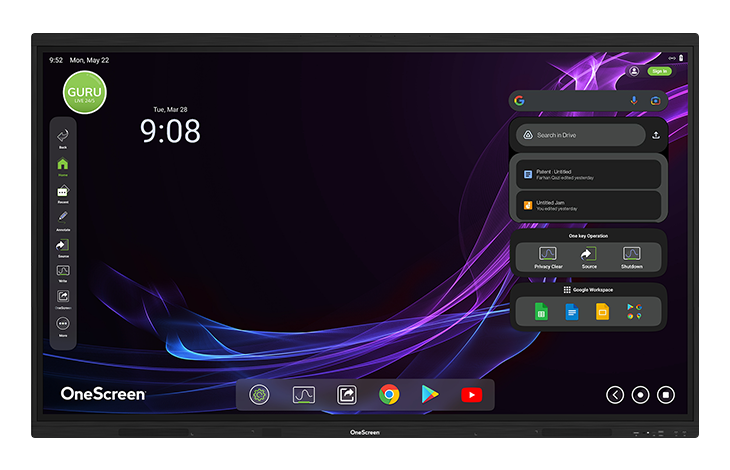 implementación de nuevas tecnologías pantallas onescreen