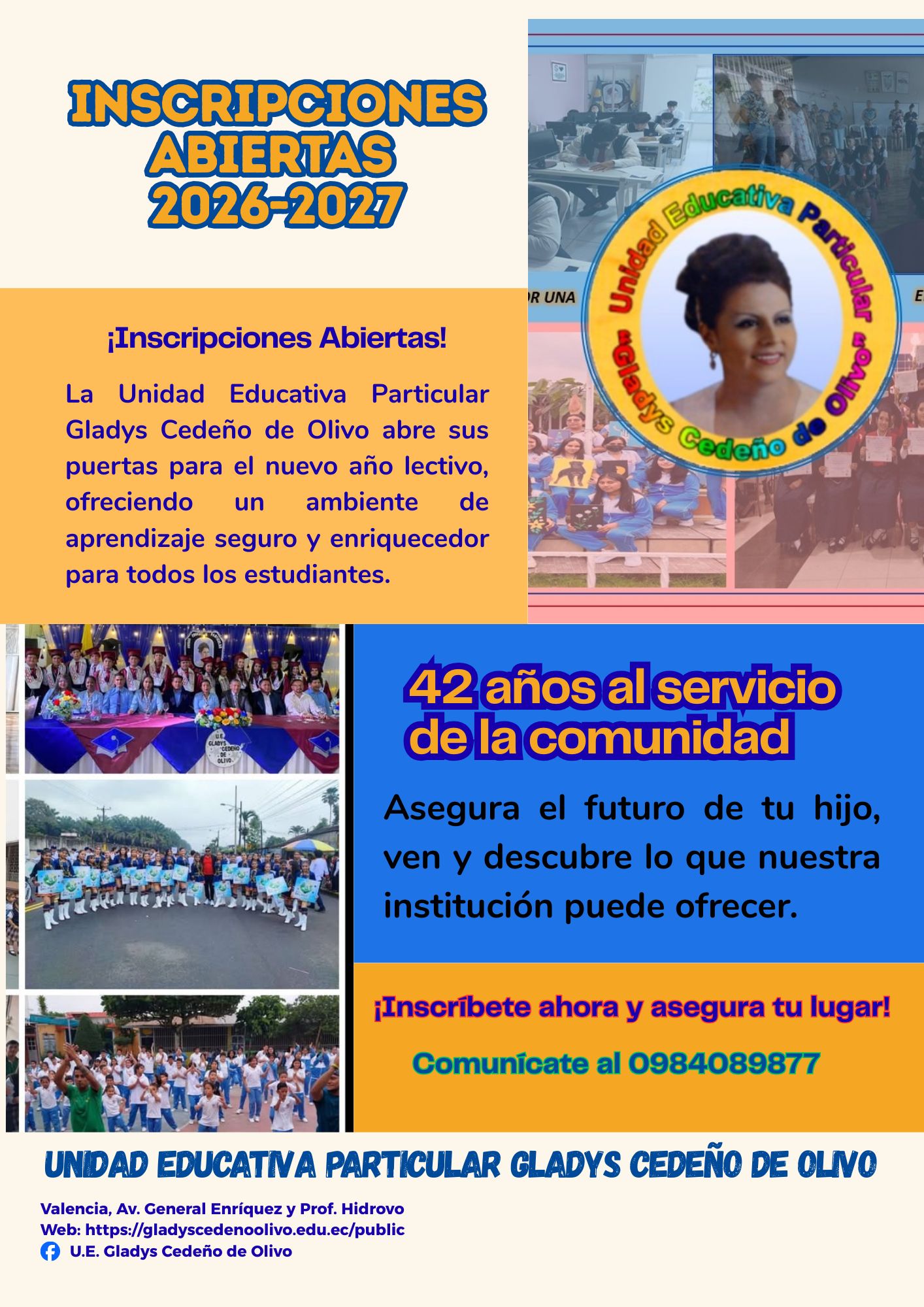 Proceso de Matrículas Abiertas 2026-2027